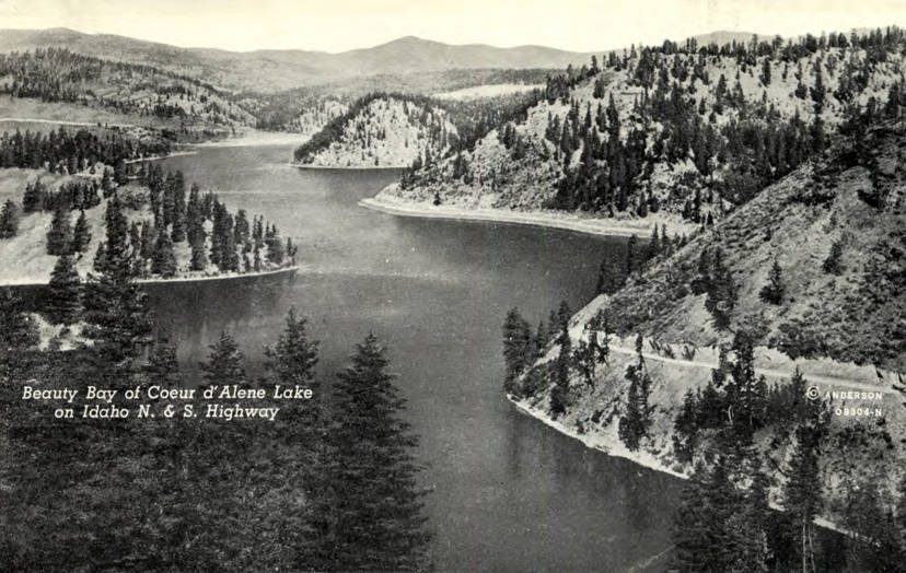 Coeur d'Alene Lake in northern Idaho.